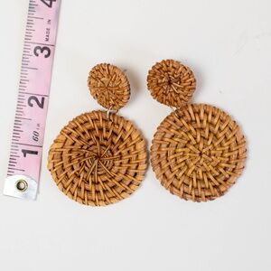 Rattan Earrings